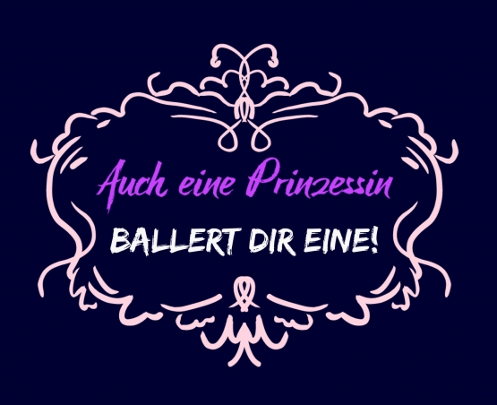 Auch eine Prinzessin ballert Dir eine ! Damen - Mädchen Geburtstag HOODIE Sweatshirt mit Kapuze Gr. S M L XL Prinzessin Birthday Party Feiern