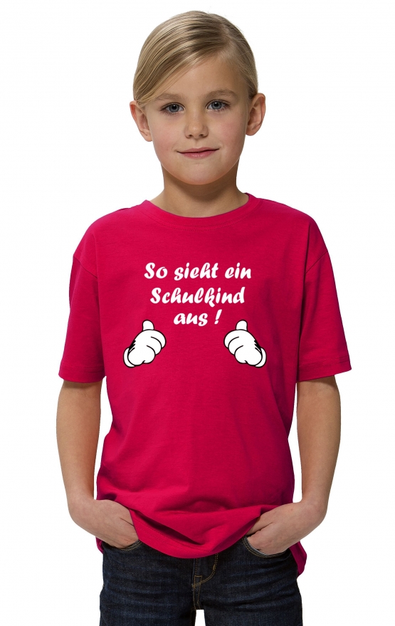 So sieht ein Schulkind aus ! T-SHIRT Kids Gr.116 128 140 152 cm Einschulung, erster Schultag, 1. Klasse, Kindergartenabschied Pullover