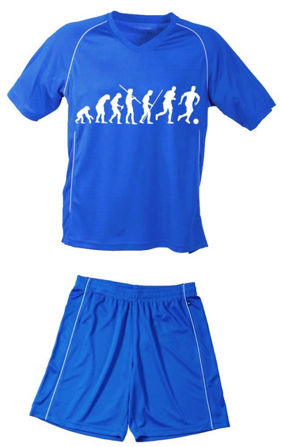 TRIKOT SET Fußball Evolution Kinder Fußball Trikot + Hose  Kids 98-104, 110-116, 122-128, 134-140, 146-152, 158-164 cm schwarz, rot, blau. Grün, orange, weiß, gelb