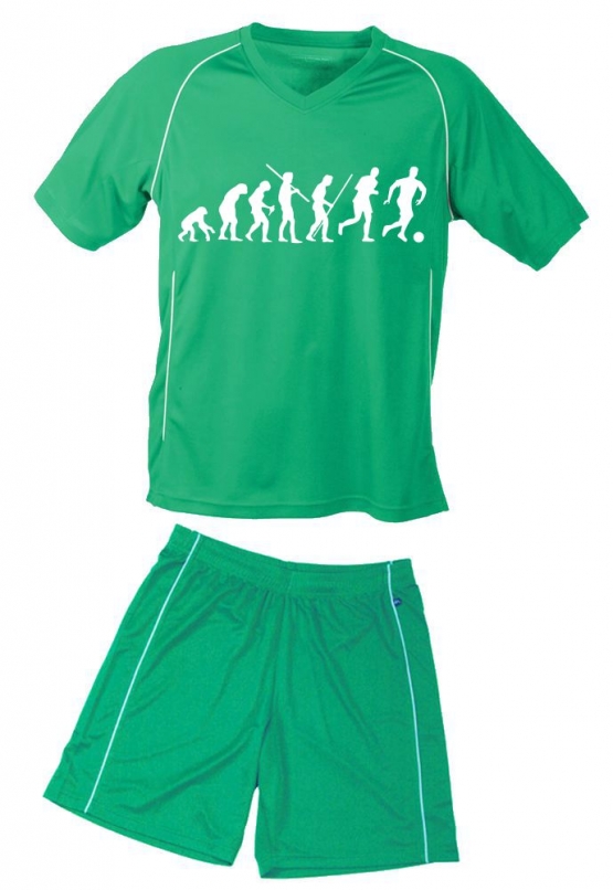 TRIKOT SET Fußball Evolution Kinder Fußball Trikot + Hose  Kids 98-104, 110-116, 122-128, 134-140, 146-152, 158-164 cm schwarz, rot, blau. Grün, orange, weiß, gelb