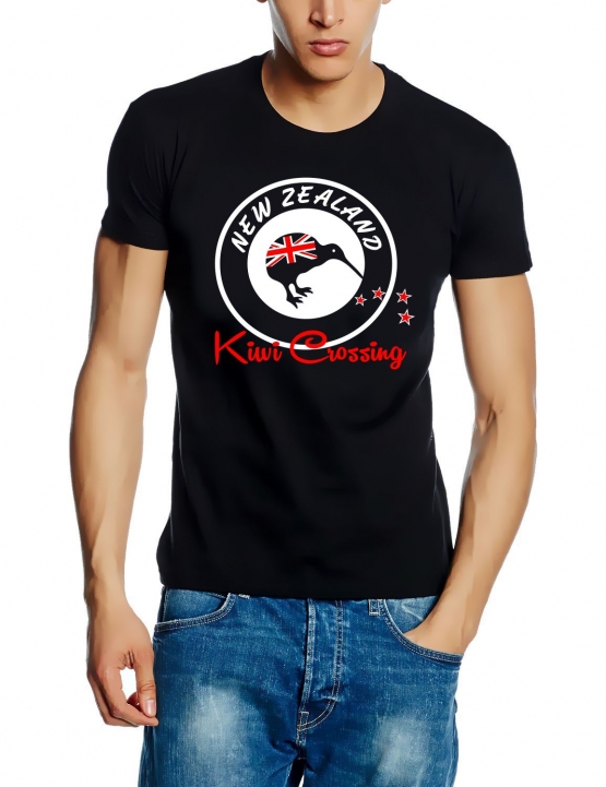 NEW ZEALAND NEU Kiwi Crossing Kapuzensweater NEUSEELAND Blau Schwarz Navy S M L XL XXL 3XL 4XL 5XL