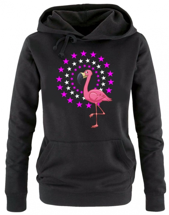 FLAMINGO STARS ! Unicorn Damen Hoodie - Sweatshirt mit Kapuze Gr.S M L XL XXL schenken Birthday Party Feiern