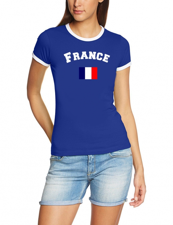 WM 2018 Fußball alle Nationen Damen T-Shirt Trikot S-XXL Deutschland England Frankreich Brasilien... alle 32 Länder