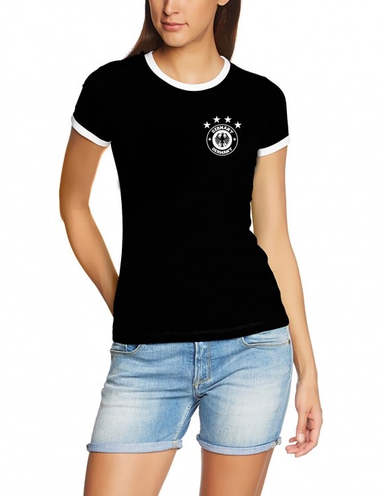 WM 2018 Deutschland Damen Retro T-Shirt Trikot S-XXL