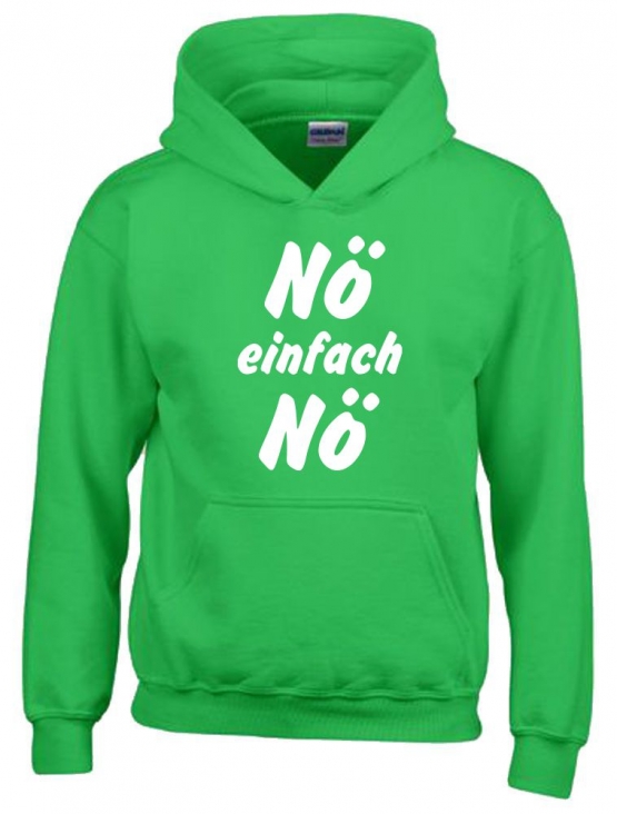 NÖ einfach NÖ ! Hoodie Sweatshirt mit Kapuze Gr. 116 128 140 152 164 cm