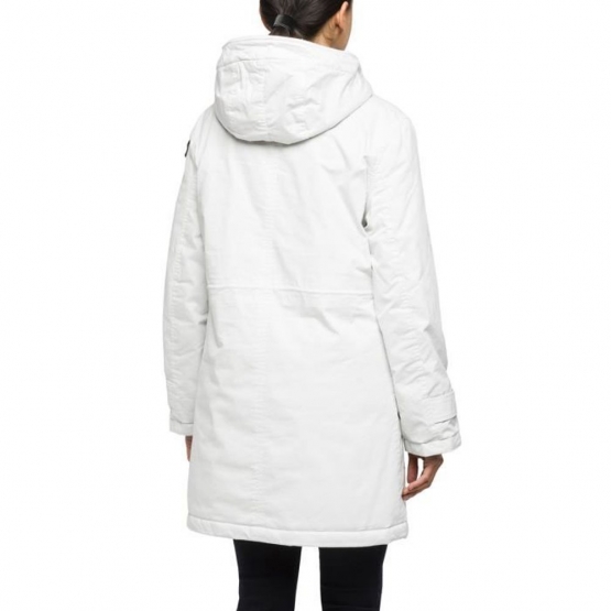 REPLAY Parka Teddyfutter Damen offwhite Gr. XS, S, M