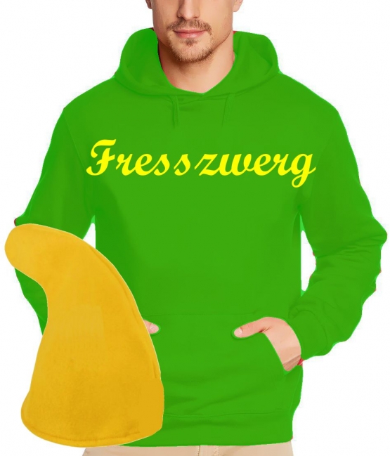 ZWERGEN  Kostüm Partyzwerg Giftzwerg Flirtzwerg vers. zur Auswahl Hoodie Gruppenkostüm Gr.S M L XL XXL 3XL 4XL 5XL