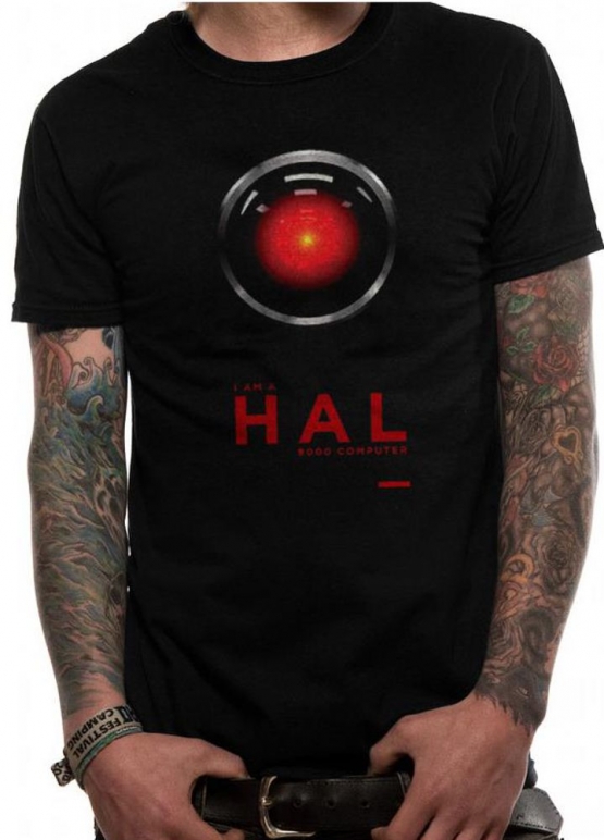 2001 Space Odyssey-Hal 9000 ORIGINAL  T-Shirt Schwarz Gr. S M L XL 2XL