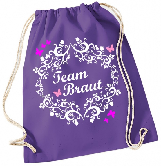TEAM BRAUT ! Gymbag JGA Heirat Party Hochzeit