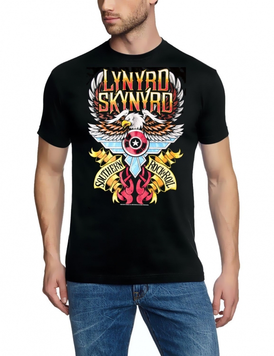 LYNYRD SKYNYRD SOUTH N ROCKROLL Südstaaten ORIGINAL Schwarz Grössen S M L XL