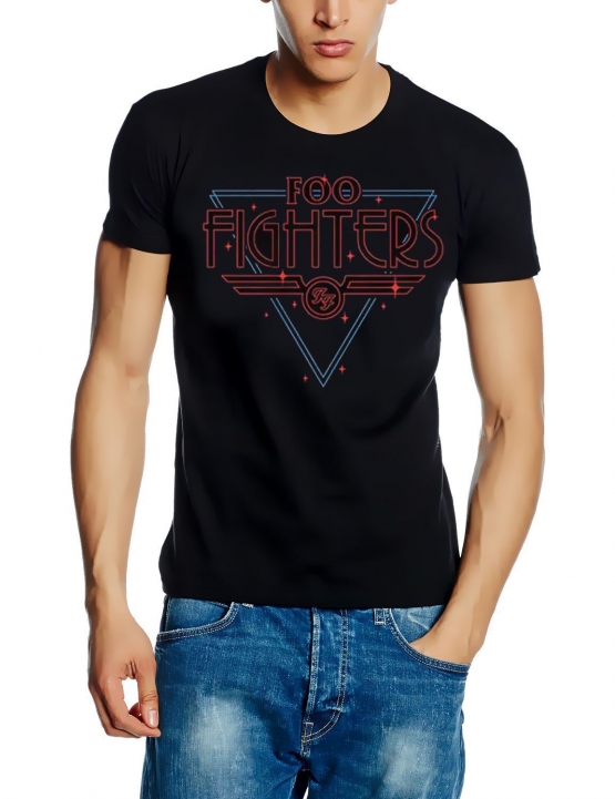 FOO FIGHTERS Disco Outline original Herren T-Shirt  Schwarz S M L XL 2XL