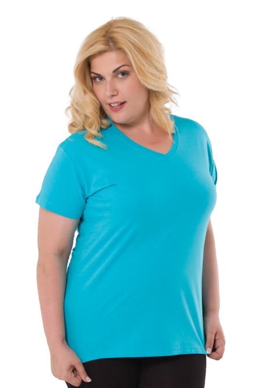 Curvy Girls T-Shirt Big TOP Übergrösse Damen große Grössen lang geschnitten S M L XL vers.Farben
