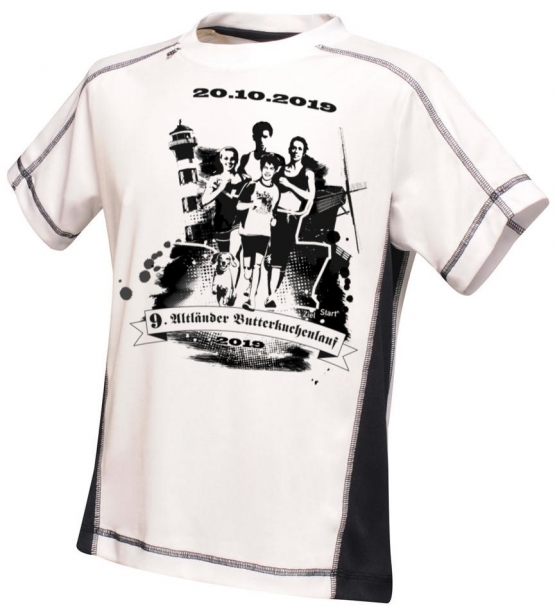 Butterkuchenlauf 2019 Offizielles Lauf T-Shirt Funktionsshirt BKL 2019 Jork Kinder Shirt in Gr.116 128 140 152 158 164 cm