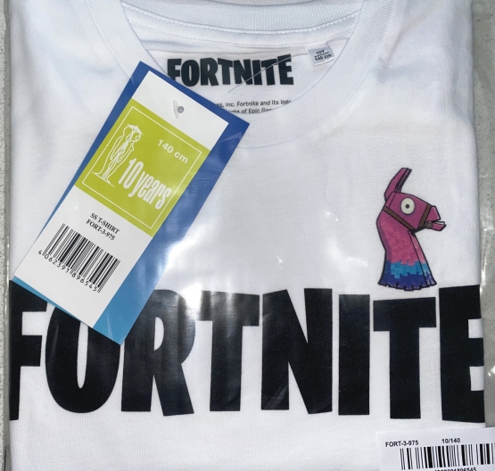 FORTNITE T-SHIRT WEISS Jungen und Mädchen Gr.140 152 164 176 10 12 14 16 Jahre Sonderangebot SALE