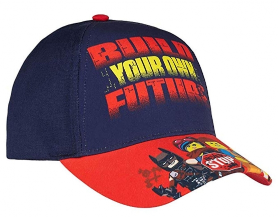 LEGO MOVIE CAP build your own future Jungen und Mädchen Basecap Navy-rot Gr 52 und 54