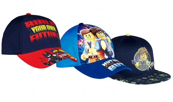 LEGO MOVIE CAP build your own future Jungen und Mädchen Basecap Navy-rot Gr 52 und 54