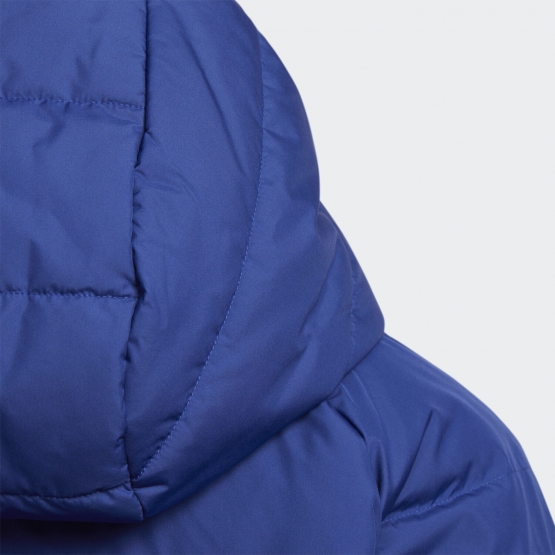 Adidas Kinderjacke Froozy Gr. 128 134 140 152 164 176 leichte Winterjacke mit Daunen Jungen + Mädchen Blau