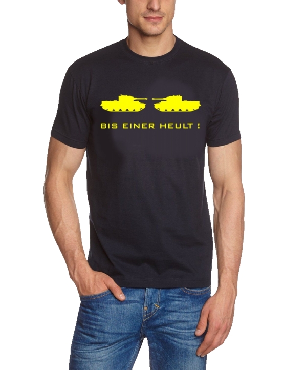 Bis einer heult T-Shirt dunkelblau