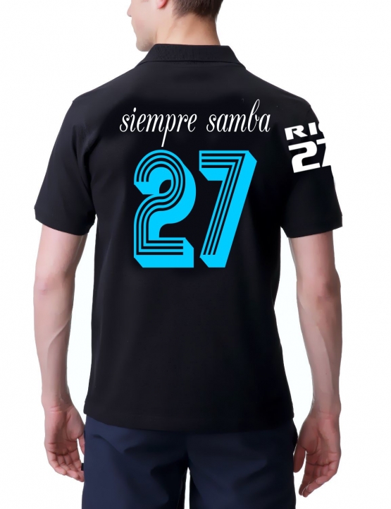 Poloshirt RIO city of god SIEMPRE SAMBA poloshirt  S - XXL