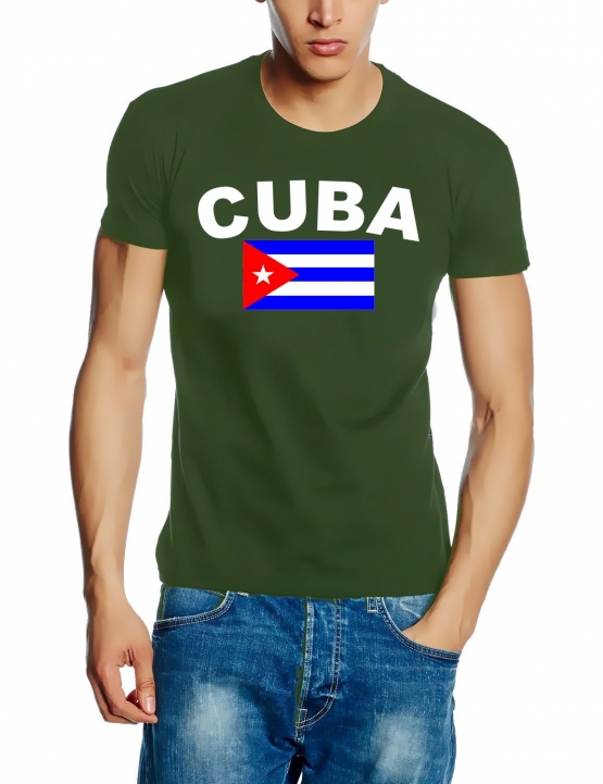 CUBA FLAGGE KUBA T-SHIRT