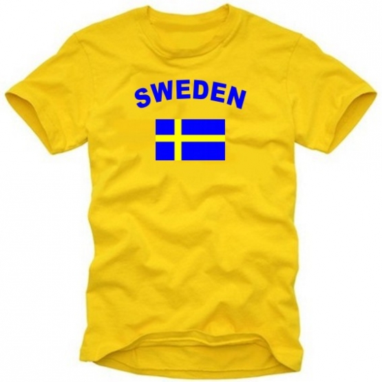 SCHWEDEN T-SHIRT SWEDEN S M L XL XXL