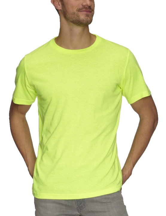 NEON T-SHIRT floureszierend neongelb, neongrün, neonpink