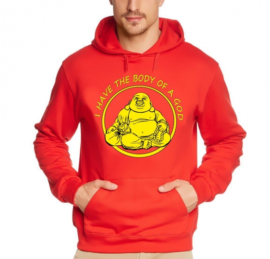 I have the Body of a god Kapuzen Sweatshirt Buddha