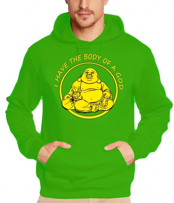 I have the Body of a god Kapuzen Sweatshirt Buddha