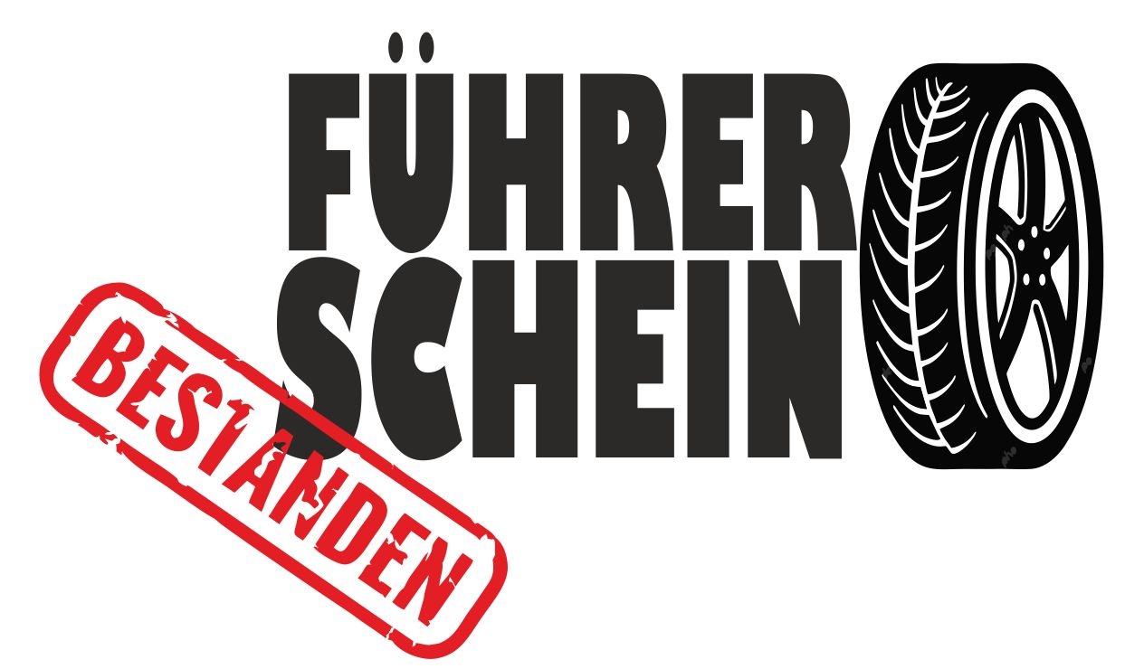 Führerschein bestanden Reifen TShirt zur Führerscheinprüfung