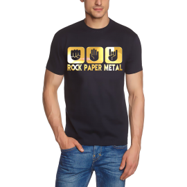 ROCK PAPER METAL T-Shirt S M L XL 2XL 3XL 4XL 5XL