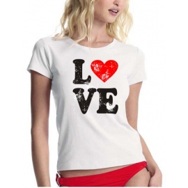 VALENTINSTAG T-SHIRT GIRLYS S M L XL