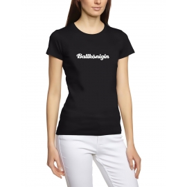 BALLKÖNIGIN girly shirt schwarz/weiss