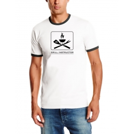 GRILL INSTRUCTOR ringer TSHIRT