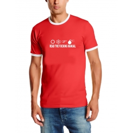 RTFM read the fucking manual RINGER TSHIRT