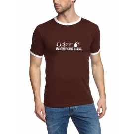 RTFM read the fucking manual RINGER TSHIRT