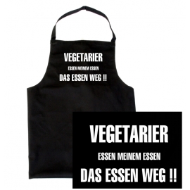 Grillschürze - Vegetarier essen meinem Essen das Essen weg