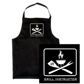 GRILLSCHÜRZE - GRILL INSTRUCTOR - grillen BBQ GRILLSPORT