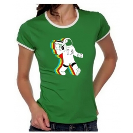 Funky moon man - Astronaut - T-shirt girly Ringer