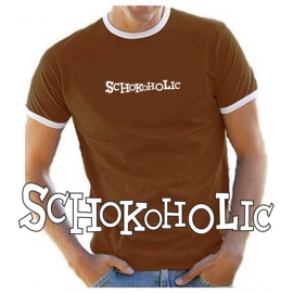 Schokoholic Damen oder Herren Ringer Shirt