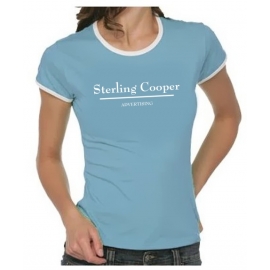 STERLING ADVERTISING Mad Men girly ringer shirts