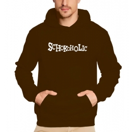 Schokoholic Hoodie Sweatshirt braun