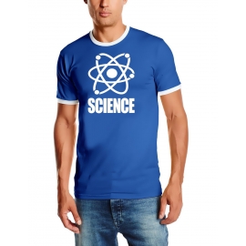 SCIENCE -  RINGER T-SHIRT S M L XL XXL XXXL