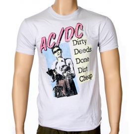 AC/DC - Dirty Deeds Done Dirt Cheap - T-Shirt, hellgrau S M L XL