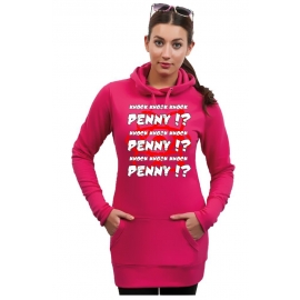 PENNY?! PENNY?! - Long Hoodie Sweatshirt mit Kapuze Damen - Big