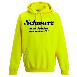 Schwarz war leider ausverkauft ! NEON SWEATSHIRT mit Kapuze HOOD