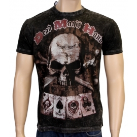 Alchemy England dead mens hand POKER T-SHIRT shirt S-XL