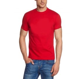 Männer T-shirt rot  S M L XL XXL rotes uni Männer T-Shirt + alle