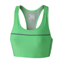 Sport Bra - SPORT BH - Racerback Gr. S M L XL green, yellow, bla