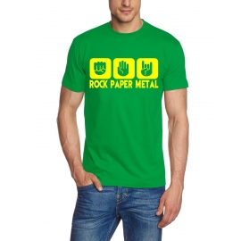 ROCK PAPER METAL T-Shirt S M L XL 2XL 3XL 4XL 5XL