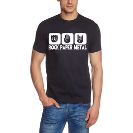 ROCK PAPER METAL T-Shirt S M L XL 2XL 3XL 4XL 5XL